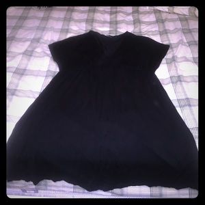 Black Swimsuit Cover Up Dress