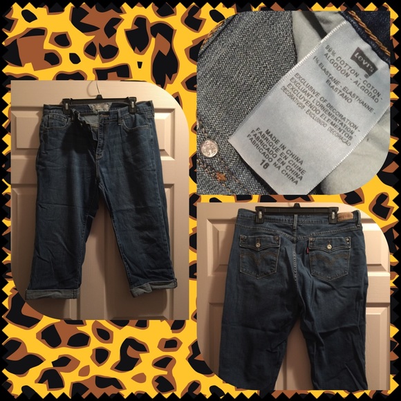 Levis Capri size 16 gently worn like twice