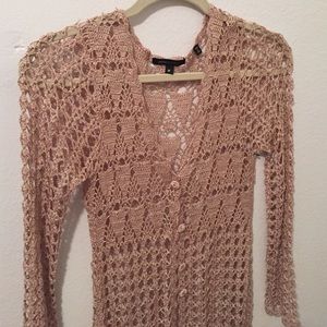 BCBG Maxazria Lace Embroidery Blouse, size medium