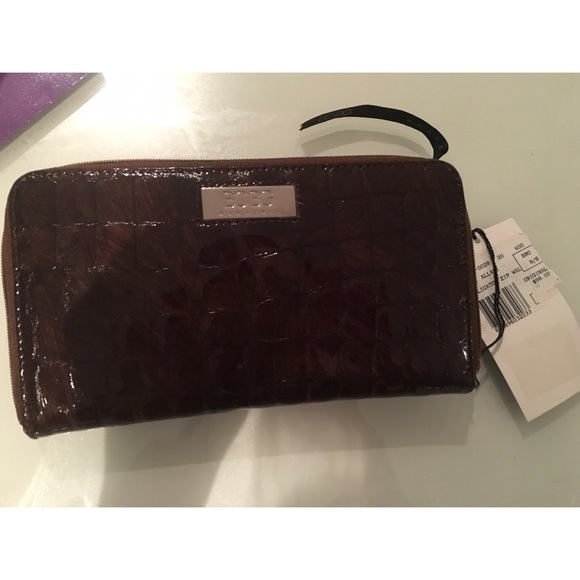 BCBG Wallet Alligator Skin New With Tags