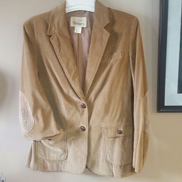 Camel colored urban renewal blazer corduroy small