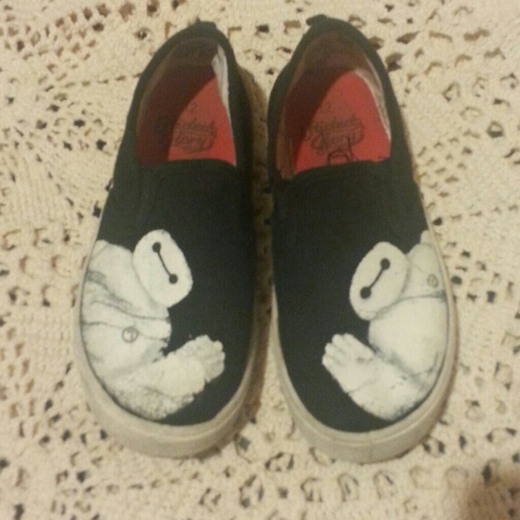 Boys Baymax Slip Ons