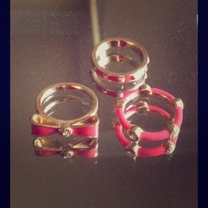 Henri Bendel stack ring set SALE