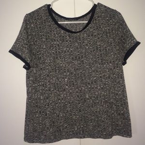 Salt and pepper crop top