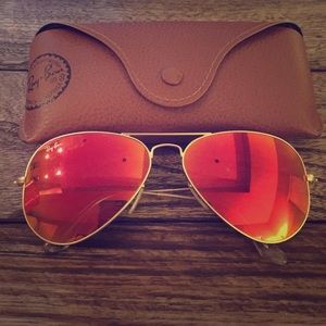 Orange/yellow RayBans