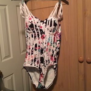 Never worn one piece bathing suit.