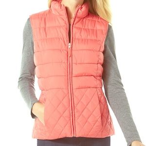 Hot pink brand new Laura Scott Quilted Vest