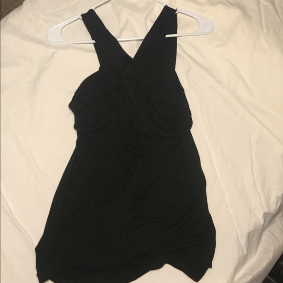 Black Express tank top.