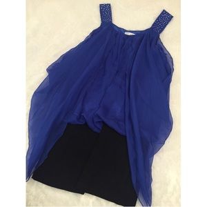 Party Dress with Rhinestone Straps