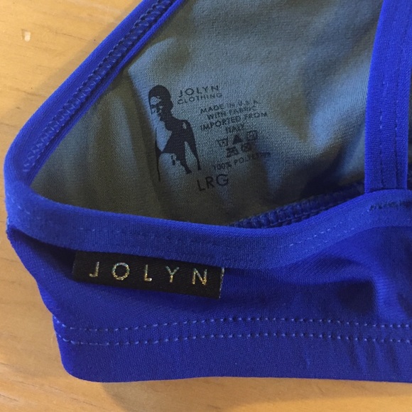 NWOT Jolyn Hitch Blueberry Top - Picture 3 of 3