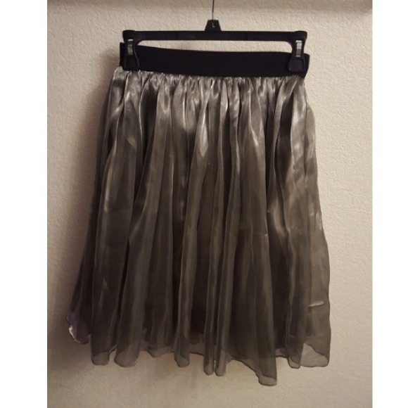 Silver skirt