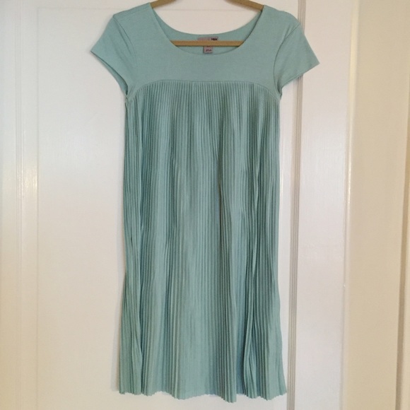 Mint green pleated midi dress from H&M size Small - Picture 1 of 4