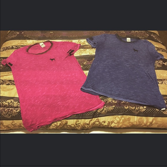 BUNDLE?😊Victoria secret T's!!! like new!! (: