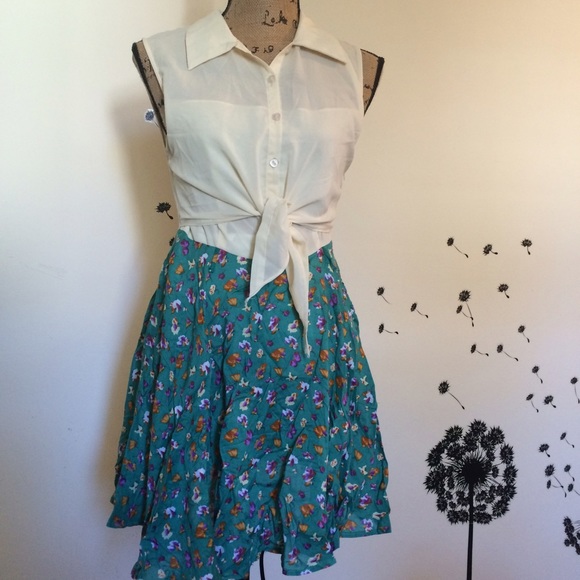 Floral Mini Dress - Picture 1 of 4