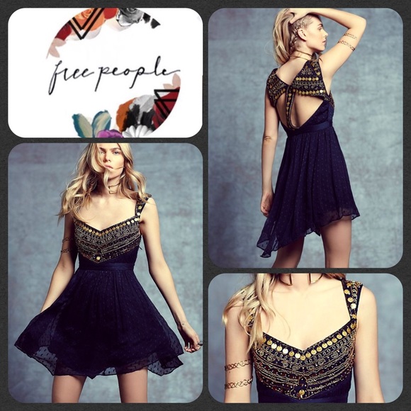 Free People Dresses & Skirts - 💎Free People Chevron Mini Dress💎