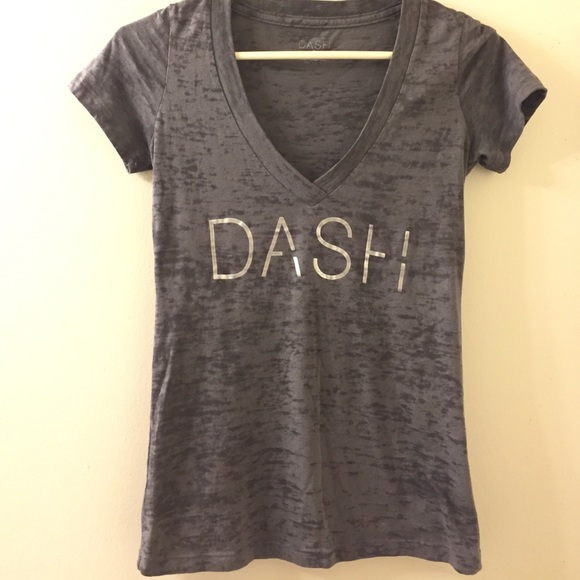 DASH v-neck tee.