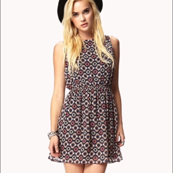 Cut out back dress