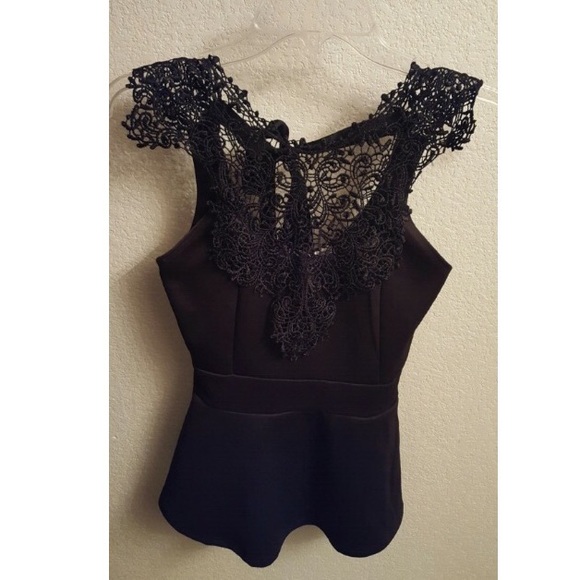 Dressy peplum top