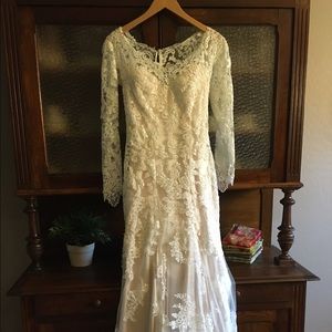 Maggie Sottero Custom Champagne Wedding Dress