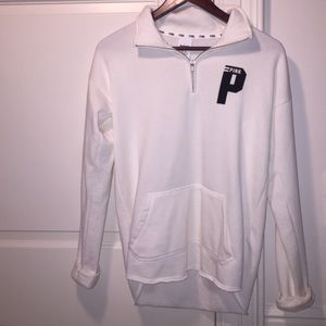 White/black pink jacket