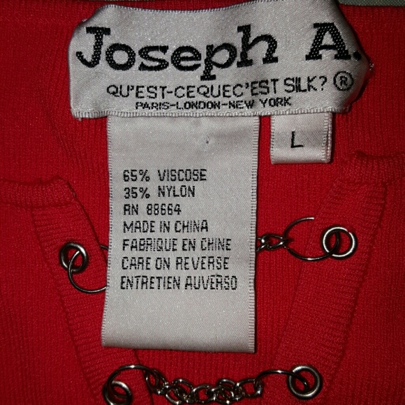 👕WOMEN'S RED VISCOSE SHIRT - SIZE LARGE - Picture 4 of 4