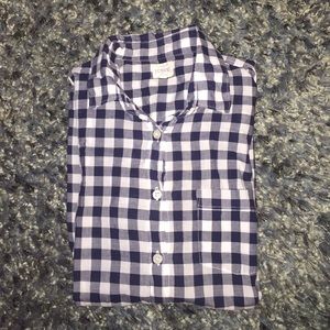 J crew Gingham shirt