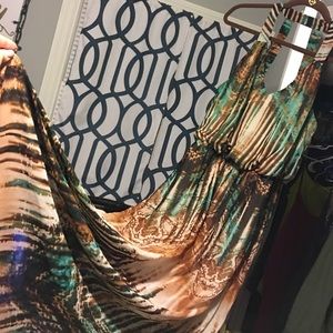 Bohemian Long Silky Dress