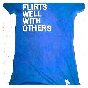 Abercrombie & Fitch "Flirts Well With Others" Tee