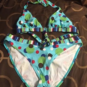 Multi colored bikini
