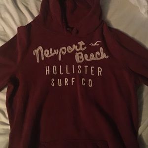 Hollister Hoodie (Maroon)