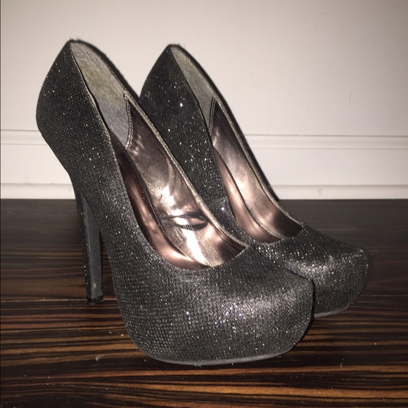 Sparkly XXI stiletto heels