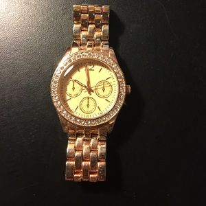 Gold Forever 21 Watch