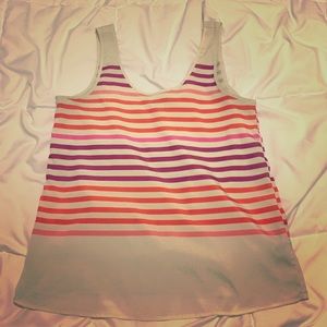 FOREVER 21 casual stripe tank top