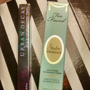 Too Faced Primer + Urban Decay Shadow