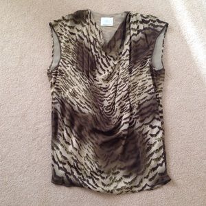 Madison Marcus mini dress - tiger print