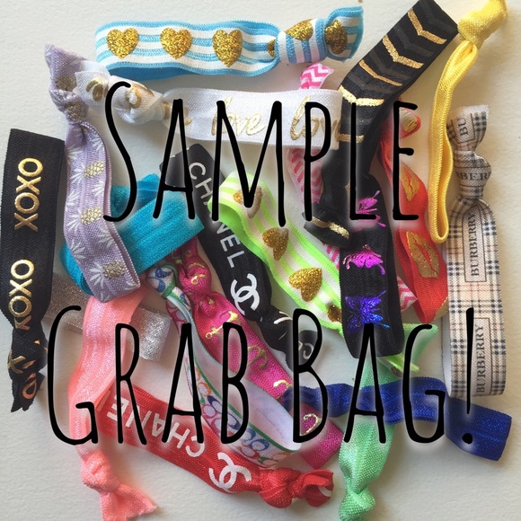 Grab bag 25 Hair Ties - Picture 2 of 4