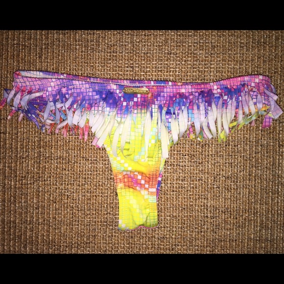 ❤️SOLD❤️ Multicolor Brazilian bikini bottoms - Picture 2 of 3