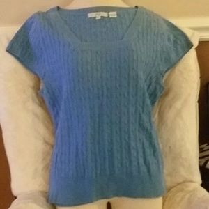 PRIA SZ XL CAP SLEEVE SWEATER
