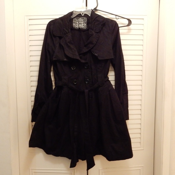 Black trench coat
