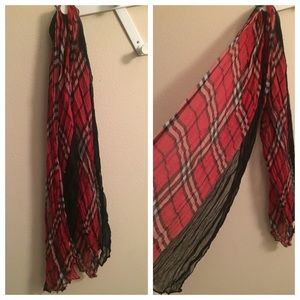 Plaid scarf