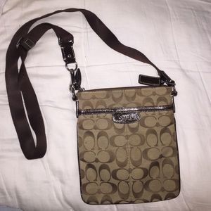 Brown Coach Crossbody Handbag