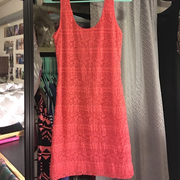 Coral Party Dress - Picture 1 of 2