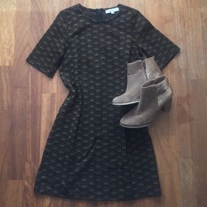 Art Deco shift dress size M - Loft