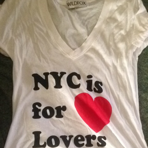 Wildfox tee "NYC is for lovers"