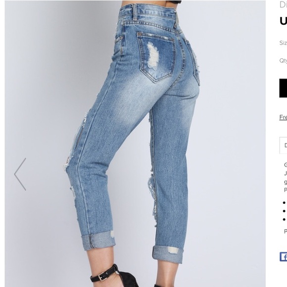 Distress Jeans - Picture 3 of 3