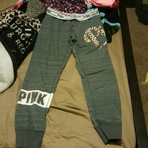 Vs pink gym pants