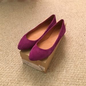 J crew brilliant thistyle skimmers size 7