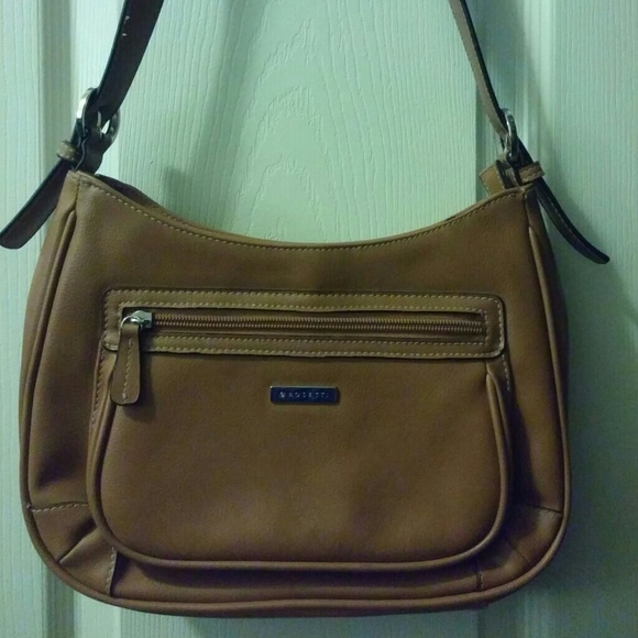 Tan Rosetti Handbag