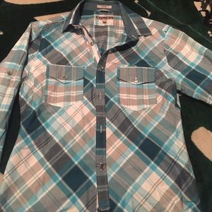 Mens Express fitted dress shirt