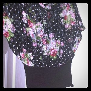 Beautiful floral crop top.  Perfect condition